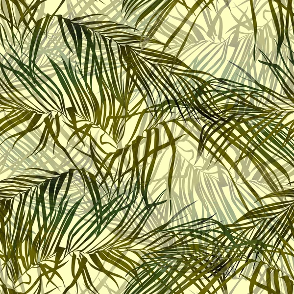 Imprints palm leaves — Stock Photo, Image