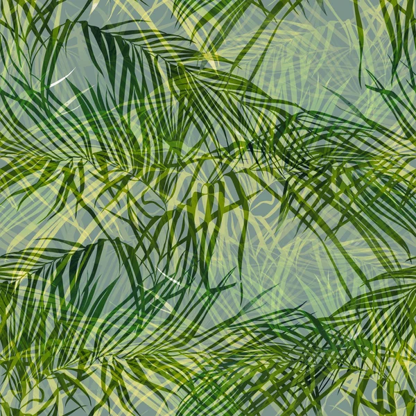 Improntas hojas de palma — Foto de Stock