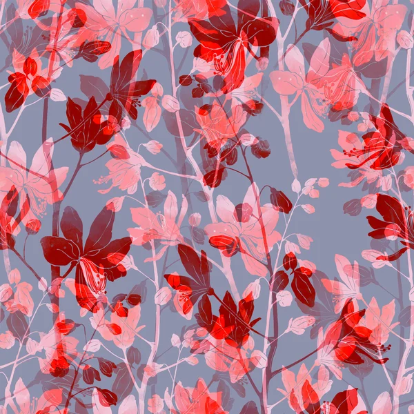 Southern flower. seamless pattern — Stock Photo, Image