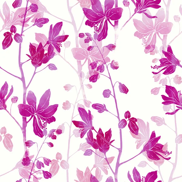Southern flower. seamless pattern — Stock Photo, Image
