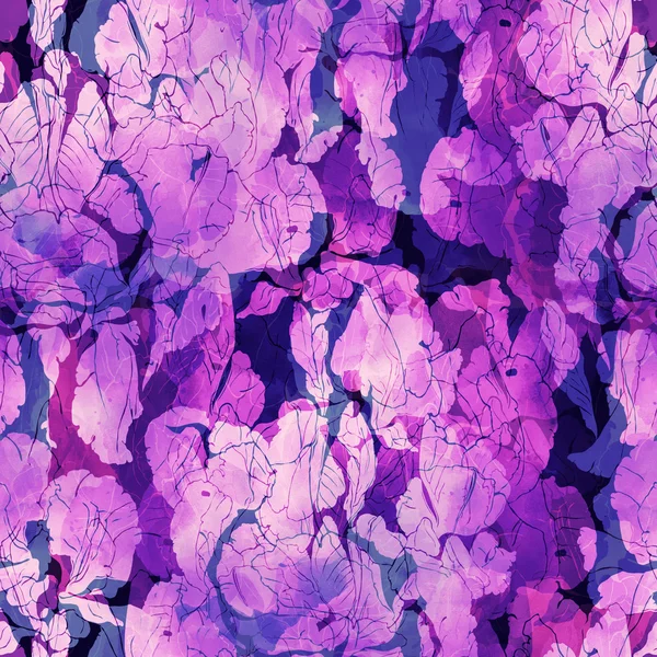 Irises. seamless pattern — Stock Photo, Image