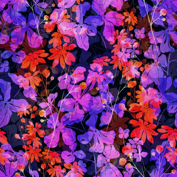 Ervas, flores e folhas — Fotografia de Stock