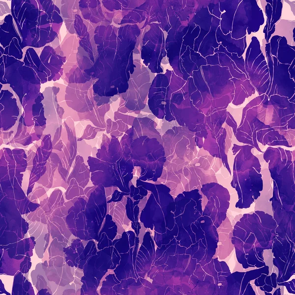Irises. seamless pattern — Stockfoto