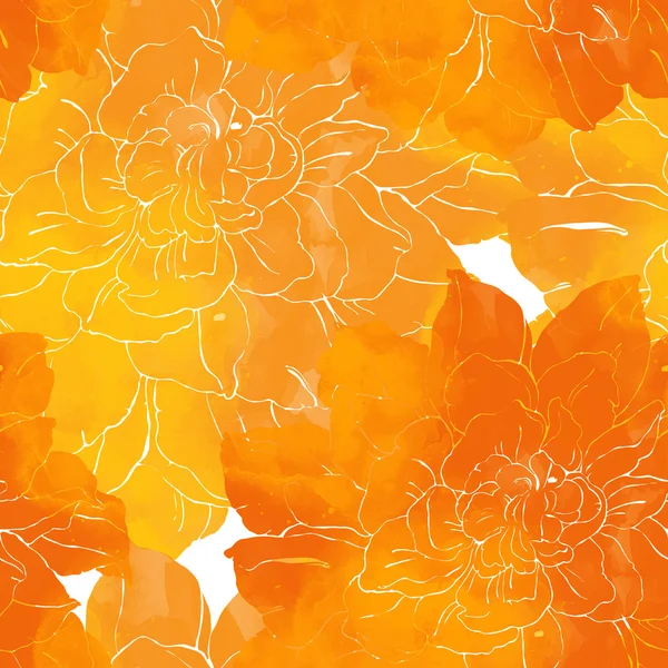 Chrysanthemum. seamless pattern. — 스톡 사진