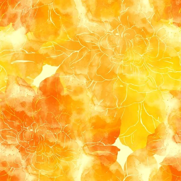 Хризантема. безшовний візерунок . — стокове фото