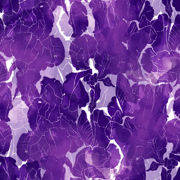 Irises. seamless pattern — Stockfoto