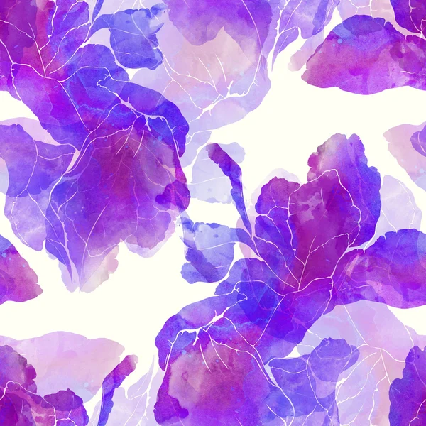 Empreintes iris aquarelle — Photo