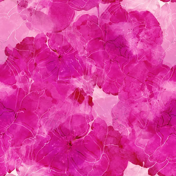 Отпечаток диких роз - бесшовный узор — стоковое фото