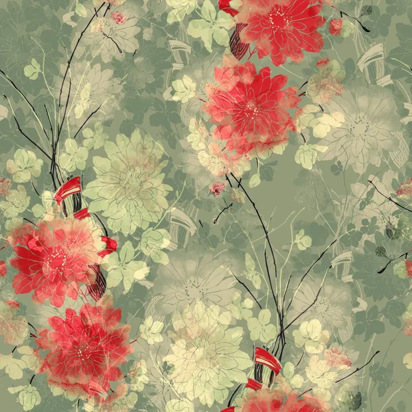 桜と菊を刻印 — ストック写真
