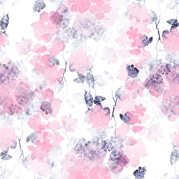 Imprime flor de sakura japonesa — Fotografia de Stock