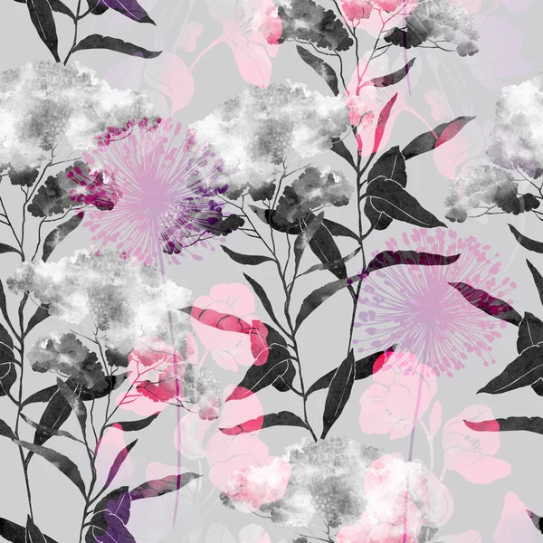 Wildflowers seamless background — Stock Fotó