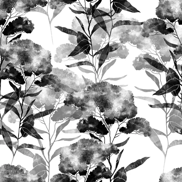 Meadow flowers seamless pattern — Stock Photo, Image