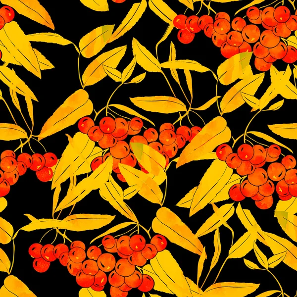 마운틴 애쉬 이음새 있는 패턴 — 스톡 사진
