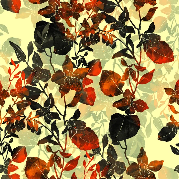 抽象的な花束のシームレス パターン — ストック写真