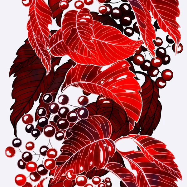 포도송이와 잎자루는 솔기없는 무늬가 디지털 라인은 물보라를 이용하여 그림을 그리고 — 스톡 사진