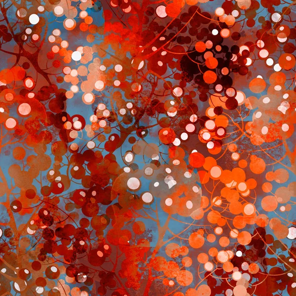 Абстрактно Простой Инфляционный Рисунок Цифровые Линии Нарисованные Вручную Акварельной Текстурой — стоковое фото