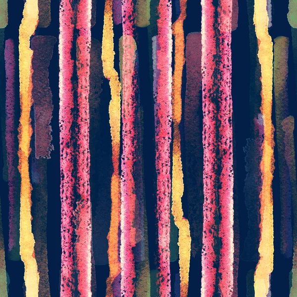 Seamless Simple Pattern Abstract Watercolour Lines Textures Endless Motif Textile — Φωτογραφία Αρχείου