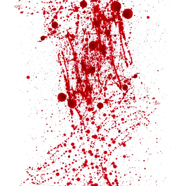 Krevní Skvrny Cákance Halloween Hladký Vzor Digitální Obrázek Akvarelovou Texturou — Stock fotografie