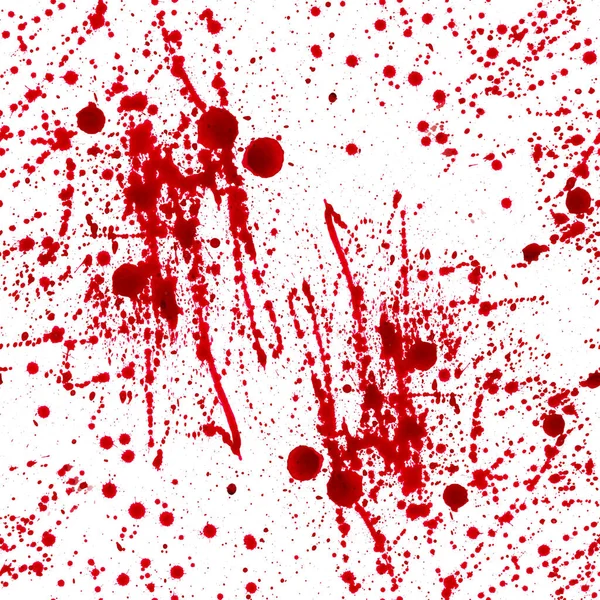 Пятна Крови Брызги Крови Хэллоуин Бесшовный Узор Цифровая Фотография Акварельной — стоковое фото