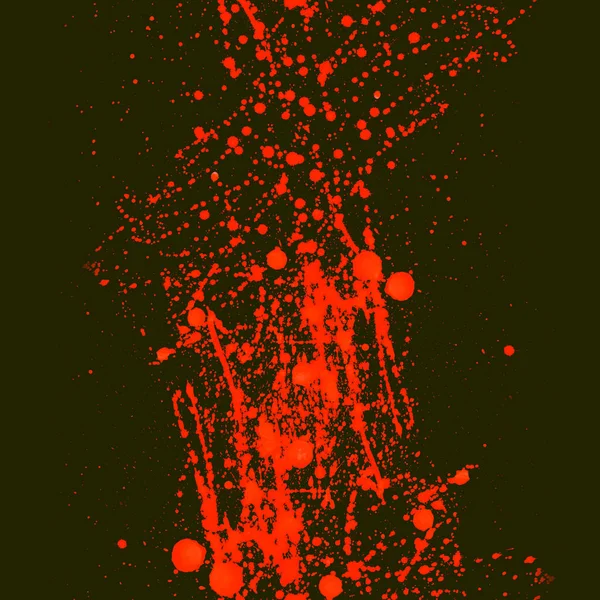 Kan Lekeleri Sıçramalar Cadılar Bayramı Kusursuz Desen Suluboya Desenli Dijital — Stok fotoğraf