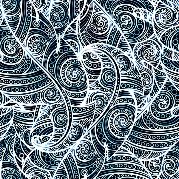 Ледяной Винтажный Декоративный Бесшовный Рисунок Цифровая Фотография Акварельной Текстурой Смешанные — стоковое фото