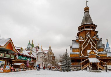 Moskova Izmailovo Kremlin Rusya
