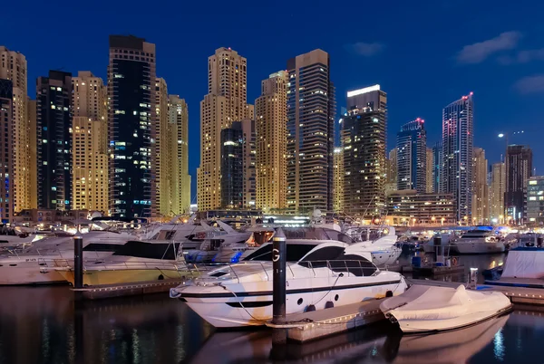 Dubai, Marina bay — Stock Photo, Image