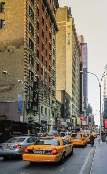 Gul taxi i new york — Stockfoto