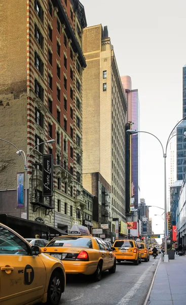 Taxi amarillo en Nueva York — Foto de Stock