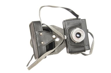eski film kamera izole kapak 
