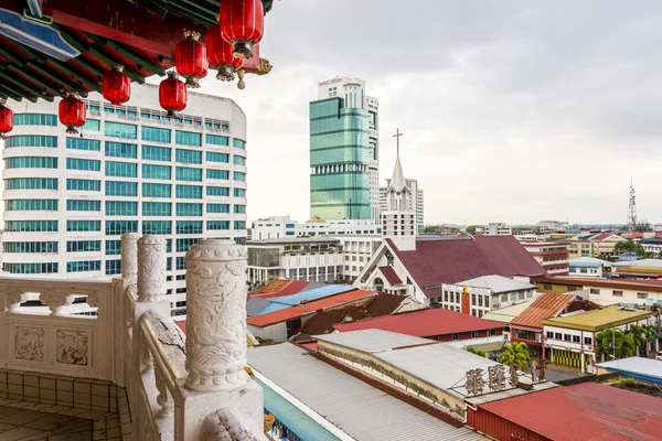 Skyline di Sibu — Foto Stock