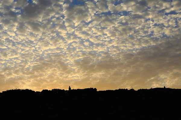 Himmel i gryningen över Erta Ale vulkanen. Danakil-Etiopien. 0246 — Stockfoto