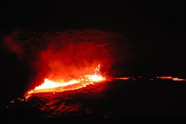 Burning lava lake of Erta Ale volcano-Danakil-Ethiopia. 0210
