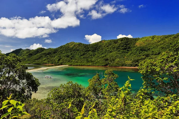 Paesaggio Dal Ponte Vista Collina Vigan Isola Snake Isola Sabbia — Foto Stock