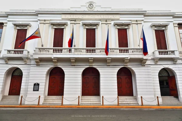 Buró Del Tesoro Una Reconstrucción Del Antiguo Ayuntamiento Ayuntamiento Destruido —  Fotos de Stock