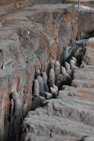 Çin Ilk Imparatoru Qin Shi Huang Çin Mparatoru Öteki Dünyada — Stok fotoğraf