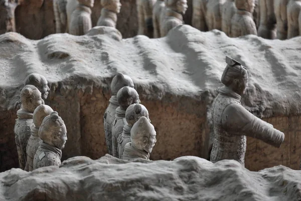 Çin Ilk Imparatoru Qin Shi Huang Çin Mparatoru Öteki Dünyada — Stok fotoğraf