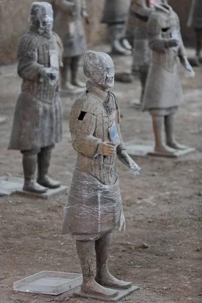 Çin Ilk Imparatoru Qin Shi Huang Çin Mparatoru Öteki Dünyada — Stok fotoğraf