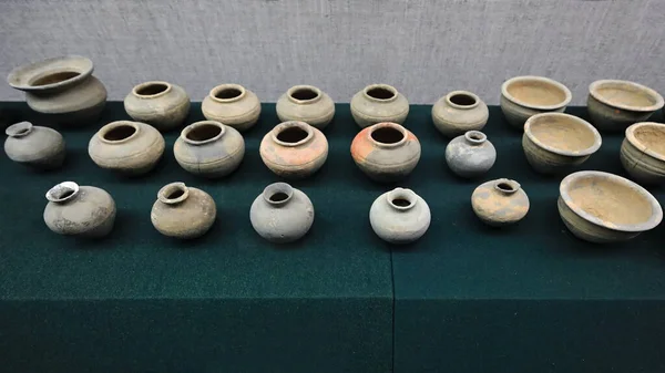 Terakotová Pohřební Keramika Han Yang Ling Emperor Jing Mausoleum Underground — Stock fotografie