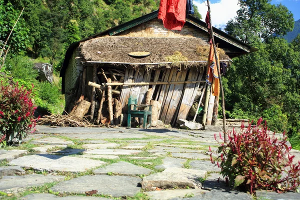 Fattoria tradizionale. Ghandruk-Nepal. 0595 — Foto Stock