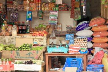 Grocery shop. Godawari-Nepal. 0950 clipart