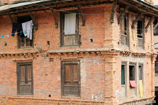 Casa de estilo Newar. Dhulikhel-Nepal. 1042 —  Fotos de Stock