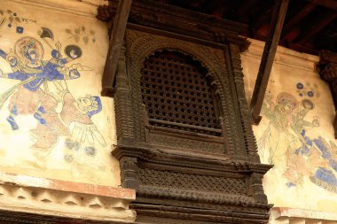Sattal veya pilgrim.s evi. Panauti-Nepal. 1077