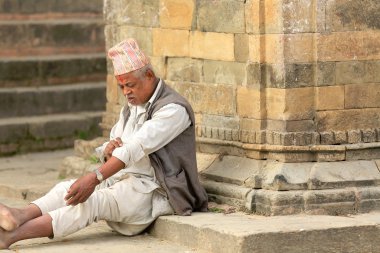 Nepal hindu dindar. Panauti-Nepal. 1084