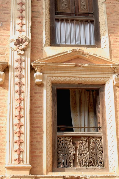 Classical newar style facade. Panauti-Nepal. 1089 — Stock Photo, Image