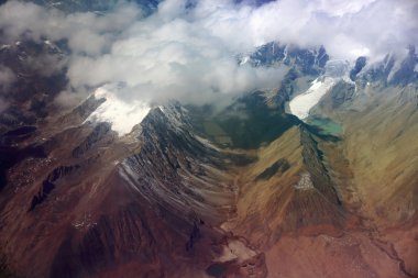 Havadan görünümü daha az Tibet Himalayalar. 1133