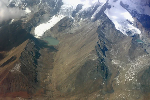 Luftaufnahme des kleinen tibetischen Himalaya. 1134 — Stockfoto