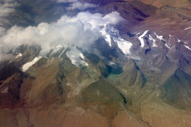 Havadan görünümü daha az Tibet Himalayalar. 1135