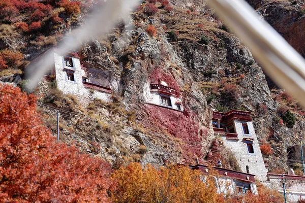 Merkez bina drak yerpa Manastırı. Lhasa pref.-tibet. 1487 — Stok fotoğraf