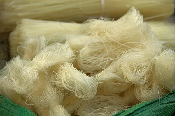 Rice noodles in the market. Gyantse-Tibet. 1584 — Stock Photo, Image